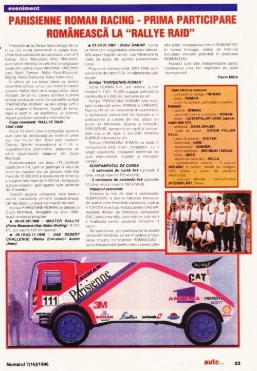 ROMAN Dakar Rallye 1997